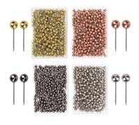 AIEX Chinchetas Decorativas Colores para Mapas Corcho Push Pins 1/8 Pulgadas, 10 Colores, 1000 Piezas
