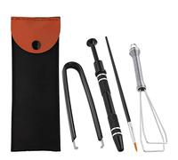 AIEX Kit Lubricante Teclado, 4 Piezas Kit de Limpieza de Teclado Extractor de Teclas de Teclado Mecánico con Abrazadera de Interruptor Soporte de Vástago Bolígrafos de Lubricación (Negro)