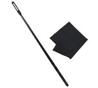 AIEX Limpieza de Flauta Varilla de Limpieza de Flauta Hisopos de Limpieza de Flauta Paño de Limpieza de Flauta para Pulido de Limpieza de Flauta (Negro)