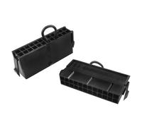 Aifeier ET 2 herramientas de puente de fuente de alimentación ATX de 24 pines, color negro, probador de arranque de prueba de fuente de alimentación, interruptor de arranque sin estar conectado a la