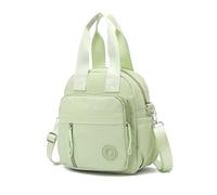 AIFILLE Mochila de nailon multiposición para mujer, bolso de hombro convertible de 3 maneras, cierre de cremallera, bolsa de mano ligera casual para viajes diarios, viajes, compras, mochila pequeña