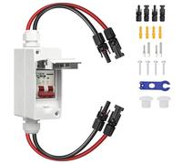 AIFIZO Disyuntor PV DC Separador PV Planta 2P 32 A DC500V con cable IP65 impermeable DC Disyuntor para sistema solar modelo DZ47X