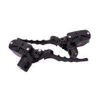 AIFOCER 1 par palancas embrague hidráulicas freno depósito control manillar negro 25 mm Compatible con Harley pinza freno(Cross Levers 1 pair)