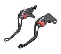 AIFOCER Palanca de freno motocicleta compatible con Ducati Supersport/S 2017-2018. Palancas embrague ajustables CNC pinza freno(Black Lever Set)