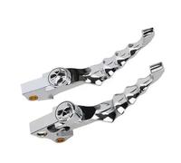 AIFOCER Palanca embrague y freno mano diseño calavera Compatible con Harley XR XL Iron 883 1200 Sportster 2004-2015 pinza freno