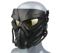 Aifordge Original Creation Máscara táctica antiempañamiento para Airsoft con lente transparente, protección completa, diseño de doble modo, correa ajustable para Airsoft, Paintball, Cosplay y otras