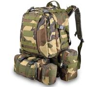 aiGear 55L Mochilas Tácticas | Mochilas con Sistema Molle | Gran Capacidad 3 Días Mochila Impermeables | para Campamentos de Senderismo Deportivo al Aire Libre