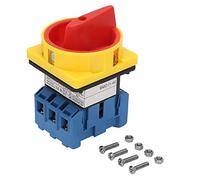 Aiggend Interruptor disyuntor de carga, BMD11-40 440 V, 3 polos, 2 posiciones, fuente de alimentación de leva giratoria, interruptor disyuntor de carga para maquinaria (corriente nominal: 40 A)