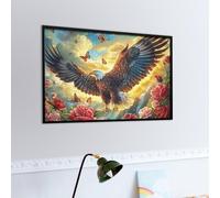 Aigle à tête Blanche Volant Dans le Ciel Bleu Puzzle 1000 Piezas Regalo Familiar Faune Sauvage Rompecabezas 3D Obra De Arte para Hombres Y Mujeres DIY Creativo Aliviar Estrés 1000 PCS