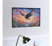 Aigle à tête Blanche Volant Dans le Ciel Bleu Puzzle 300 Piezas Colorido Cartón Faune Sauvage Rompecabezas Familiar para Toda La Familia Juguete Educativo 3D Maquetas Construir 300 PCS