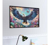 Aigle à tête Blanche Volant Dans le Ciel Bleu Puzzles 1000 Piezas Moderno Minimalista Bêtes fantastiques Rompecabezas Familiar para Adultos 3D Maquetas Construir Aliviar Estrés Decorativo 1000 PCS