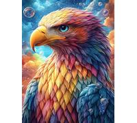 Aigle coloré Dans le Jardin Fleuri Rompecabezas 1000 Piezas Cartón para Expertos Mitos fantásticos Mejora Memoria Actividad Tiempo Libre Pack Completo Original 1000 PCS