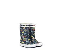 Aigle Lolly Pop Play2, Botas de Lluvia Unisex niños, Coches, 28 EU
