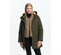 AIGLE PARKA DE PLUMÓN ENTALLADA GORE-TEX®. Color Caqui
