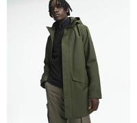 AIGLE Parka larga de 2 capas, con capucha, GORE TEX T-KIT. Color Caqui