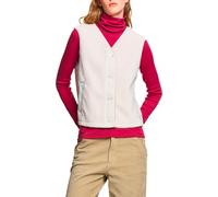 Aigle - Sleeveless Fleece Button-Up Jacket W Milk para Mujer - Talla 36 FR - Blanco Blanco 36 FR