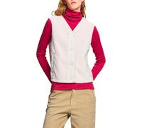 Aigle - Sleeveless Fleece Button-Up Jacket W Milk para Mujer - Talla 40 FR - Blanco Blanco 40 FR