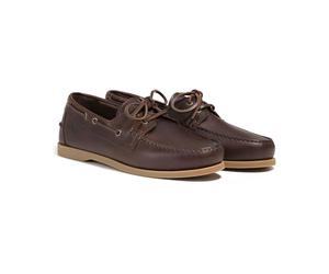 Aigle Women's New Nubila LTR Boat Shoe, Brown, 6 UK