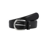 AIGNER Business Cinturón Piel natural 110 cm negro