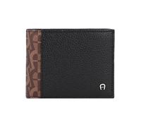 AIGNER Cartera Bloqueo RFID Piel natural 10 cm negro