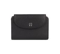 AIGNER Cartera Protección RFID Piel 14 cm negro
