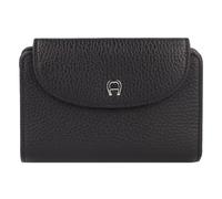 AIGNER Cartera Protección RFID Piel 14 cm negro