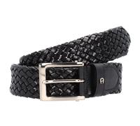 AIGNER Cinturón de cuero trenzado de negocios 115 cm negro