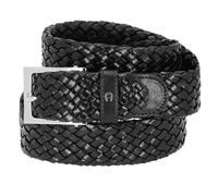AIGNER Cinturón de cuero trenzado de negocios 95 cm negro