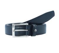 AIGNER Cinturón de negocios de cuero 115 cm azul