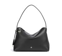 Aigner Delia M | Bolso de hobo | negro | cuero de vaca graneado