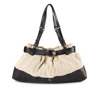 Aigner Lavinia bolso de mano Schwarz mit Baumwolle