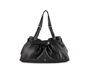 AIGNER Lavinia Bolsa de hombro Piel natural 45 cm negro