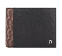 AIGNER Logo Billetera RFID Piel 11 cm gris