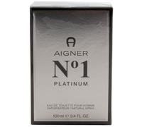 Aigner No1 Platinum 100ml Eau de Toilette EDT Spray para Hombre Pour Homme
