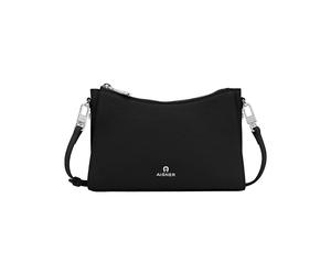 Aigner pochette con cremallera Ivy S negro con detalles plateados