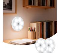 Aigostar 2 Piezas Luz Nocturna LED Magnética 6500K con Sensor de Movimiento