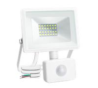 Aigostar 20W Foco LED con Sensor Movimiento PIR,1800LM Super Brillo Focos LED Exterior , IP65 Impermeable,Blanco Frío 6400K Luz de Seguridad para Jardín, Patio ,Garaje, etc.