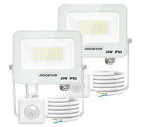 Aigostar 20W Foco LED con Sensor Movimiento PIR Blanco Frío 6500K P06