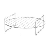 Aigostar - Accesorio para freidora de aire Cube: Rejilla multiusos con 4 pinchos