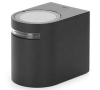 Aigostar Aplique Pared Interior/Exterior,GU10 Antracita Aluminio Lámpara Exterior Pared,Impermeable Luz Interior y Exterior Iluminación para Patio,Jardín,Balcón,Dormitorio,Salon,Pasillos.