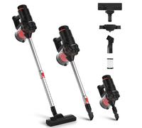 AIGOSTAR Aspiradora Vertical con Cable 3 en 1, 600W, Potente de 15 kPa. Filtro HEPA. Suelo, Alfombra, Pelo de Mascota.