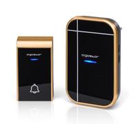 Aigostar Bell AC - Timbre inalámbrico, Timbre de Puerta con Indicadores LED, Resistente al Agua, 36 Melodías, 3 Niveles de Volumen, Timbre para Ancianos, Casa, Oficina (1 Receptor y 1 Transmisor)