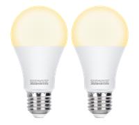 Aigostar Bombilla con Sensor Crepuscular, Bombilla LED A60 E27 12W Equivalente a 81W, Luz Cálido 3000K, 1170 Lm, Amanecer Hasta el Atardecer Encendido/apagado Automático, No Regulable, 2 Unidades