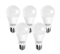 Aigostar - Bombilla LED E27, 10W, Luz blanca fría 6400K Ángulo 280°,no regulable 5 unidades [Clase de eficiencia energética A+],5pcs