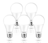 Aigostar - Bombilla LED E27, 12W, Luz calida 3000K , 984 lúmenes, Ángulo 280°,no regulable - 5 unidades