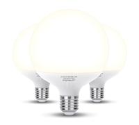 Aigostar - Bombillas LED E27 G120 Globo 20W Equivalente a 129W, Luz Calida 3000K, 2060 Lumen, CRI> 80, Ahorro de Energía, 3 Unidades