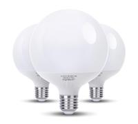 Aigostar - Bombillas LED E27 G120 Globo 20W Equivalente a 129W, Luz Fría 6500K, 2060 Lumen, CRI> 80, Ahorro de Energía, No Regulable, 3 Unidades