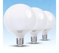 Aigostar Bombillas LED G120 E27 18W (Sustituye a 117W) -1840 Lumen Luz Fría 6500K, No Regulable, Ángulo 180°, CRI>80 - Para Garajes y Talleres, 3 Uds