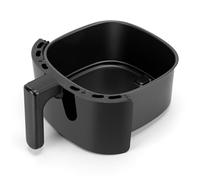 Aigostar Cestillo de Repuesto para Freidora de Aire 4L | Cesta Externa Negra Antiadherente | Compatible con Modelos 8433325311063 (Hayden A) y 8433325309817 (Hayden X)