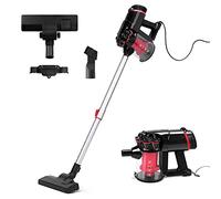 Aigostar Cyclone Aspiradora con Cable de 16KPA y Gran Potencia,Cubo de Polvo Visible de 1L, Filtro HEPA Lavable, Cepillo 2 en 1 para Suelo y Alfombra, Limpieza Potente de 600W (Cable de 6 Metros)